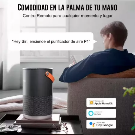 Smartmi - Purificador de Aire P1 - Compatible con Google Home Assistant, Alexa y Apple Homekit - Pantalla a Tiempo Real - Absorb Smartmi - Purificador de Aire P1 - Compatible con Google Home Assistant, Alexa y Apple Homekit - Pantalla a Tiempo Real - Absorb