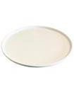 Tradineur - Plato de pizza redondo de cerámica lisa, bandeja para servir comida, ligero y elegante, Ø33 cm, color aleatorio