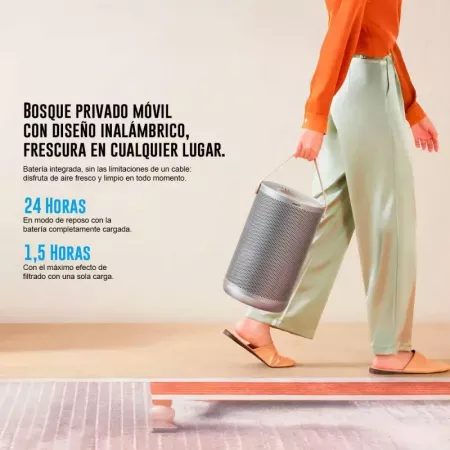 Smartmi - Purificador de Aire P2 - Compatible con Google Home Assistant, Alexa y Apple Homekit - Modelo Compacto - Asa de Cuero Smartmi - Purificador de Aire P2 - Compatible con Google Home Assistant, Alexa y Apple Homekit - Modelo Compacto - Asa de Cuero
