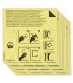 Tradineur - Pack de 20 Parches de reparación para piscinas - Rapará pinchazos y abrasiones en piscinas y otros artículos subacuáticos - 6,50 x 6,50 cm