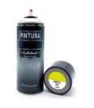 Tradineur - Bote de Pintura en Spray - Fabricado en España - Ideal para cualquier superficie, Madera, Metal, Cartón, Piedra o Cerámica - Capacidad de 200 ML - Amarillo Real
