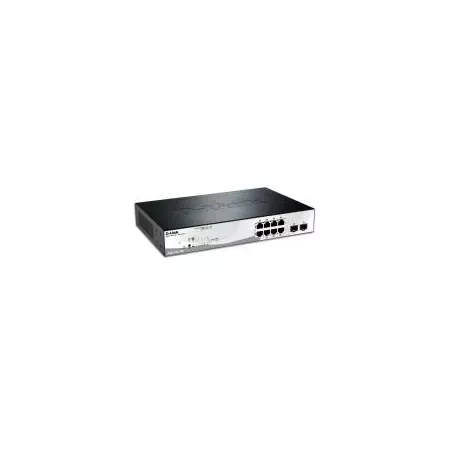 Switch Smart D-Link 10 Puertos Gigabit con 2 Combo POE Switch Smart D-Link 10 Puertos Gigabit con 2 Combo POE