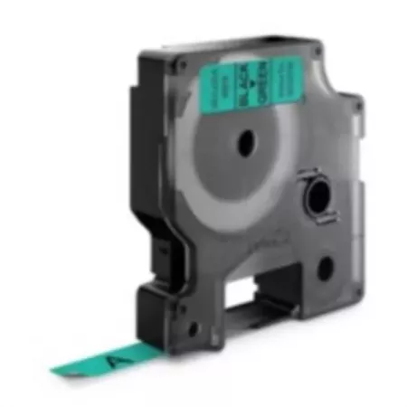 Dymo Cintas D1 Adhesivas 9mmx7m Negro/Verde Duraderas Dymo Cintas D1 Adhesivas 9mmx7m Negro/Verde Duraderas
