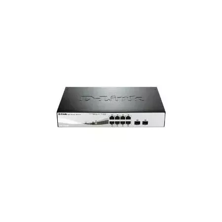 Switch Smart Gigabit PoE D-Link 8 Puertos Alta Velocidad Switch Smart Gigabit PoE D-Link 8 Puertos Alta Velocidad