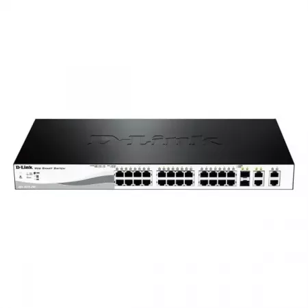 D-Link Switch Inteligente Gigabit 28 Puertos con 4 SFP D-Link Switch Inteligente Gigabit 28 Puertos con 4 SFP