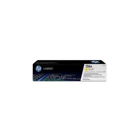 HP Cartucho Tóner Amarillo 126A - Calidad Láser Garantizada HP Cartucho Tóner Amarillo 126A - Calidad Láser Garantizada
