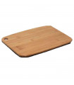 Tabla para corta carne y verdura madera bambú para la encimera de cocina, trabajo, hogar, familia. 1 x 15 x 20 cm