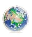 Tradineur - Pelota hinchable con diseño del planeta tierra para playa o piscina, válvula de seguridad, diámetro 61 cm.