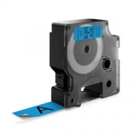 Cintas Dymo D1 19mmx7m Alta Resistencia Negro y Azul Cintas Dymo D1 19mmx7m Alta Resistencia Negro y Azul