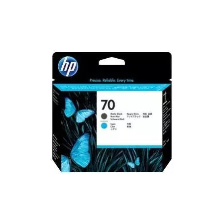 Cabezal HP70 Negro Opaco y Cian para Impresión Profesional