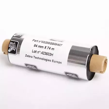 Rollos Cera/Resina Zebra 84mm x 74mt - Pack 12 unidades Rollos Cera/Resina Zebra 84mm x 74mt - Pack 12 unidades