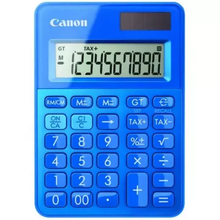 Calculadora Canon LS-100K M Azul Compacta y Vibrante Calculadora Canon LS-100K M Azul Compacta y Vibrante
