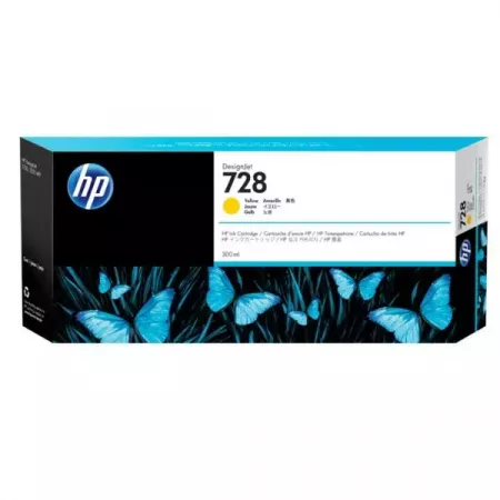 Cartucho Tinta Amarilla HP 728 300ml Alta Capacidad Cartucho Tinta Amarilla HP 728 300ml Alta Capacidad