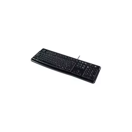 Logitech K120 Negro - Teclado USB Ergonómico para Oficina Logitech K120 Negro - Teclado USB Ergonómico para Oficina