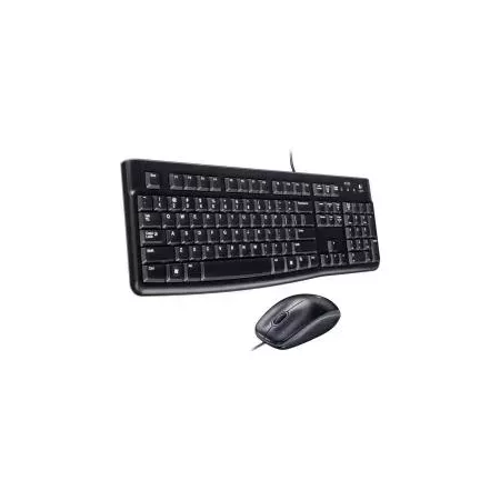 Logitech MK120: Kit Teclado y Ratón USB Eficiente Logitech MK120: Kit Teclado y Ratón USB Eficiente