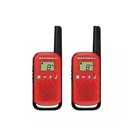 Motorola T42 Rojo - Walkie Talkies Inalámbricos Eficientes Motorola T42 Rojo - Walkie Talkies Inalámbricos Eficientes