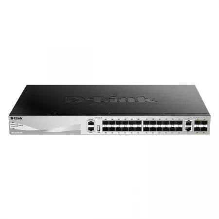 D-Link Switch Gigabit Administrado 24 Puertos SFP+ Alta Velocidad D-Link Switch Gigabit Administrado 24 Puertos SFP+ Alta Velocidad