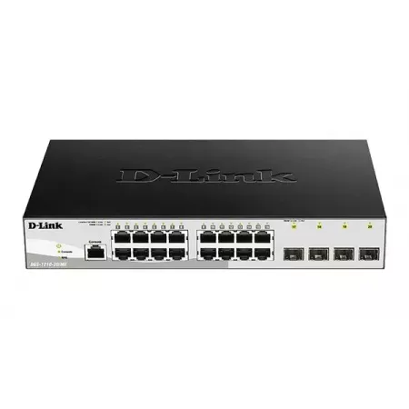D-Link Switch Smart 24 Puertos Gigabit + 4 SFP Integrados D-Link Switch Smart 24 Puertos Gigabit + 4 SFP Integrados
