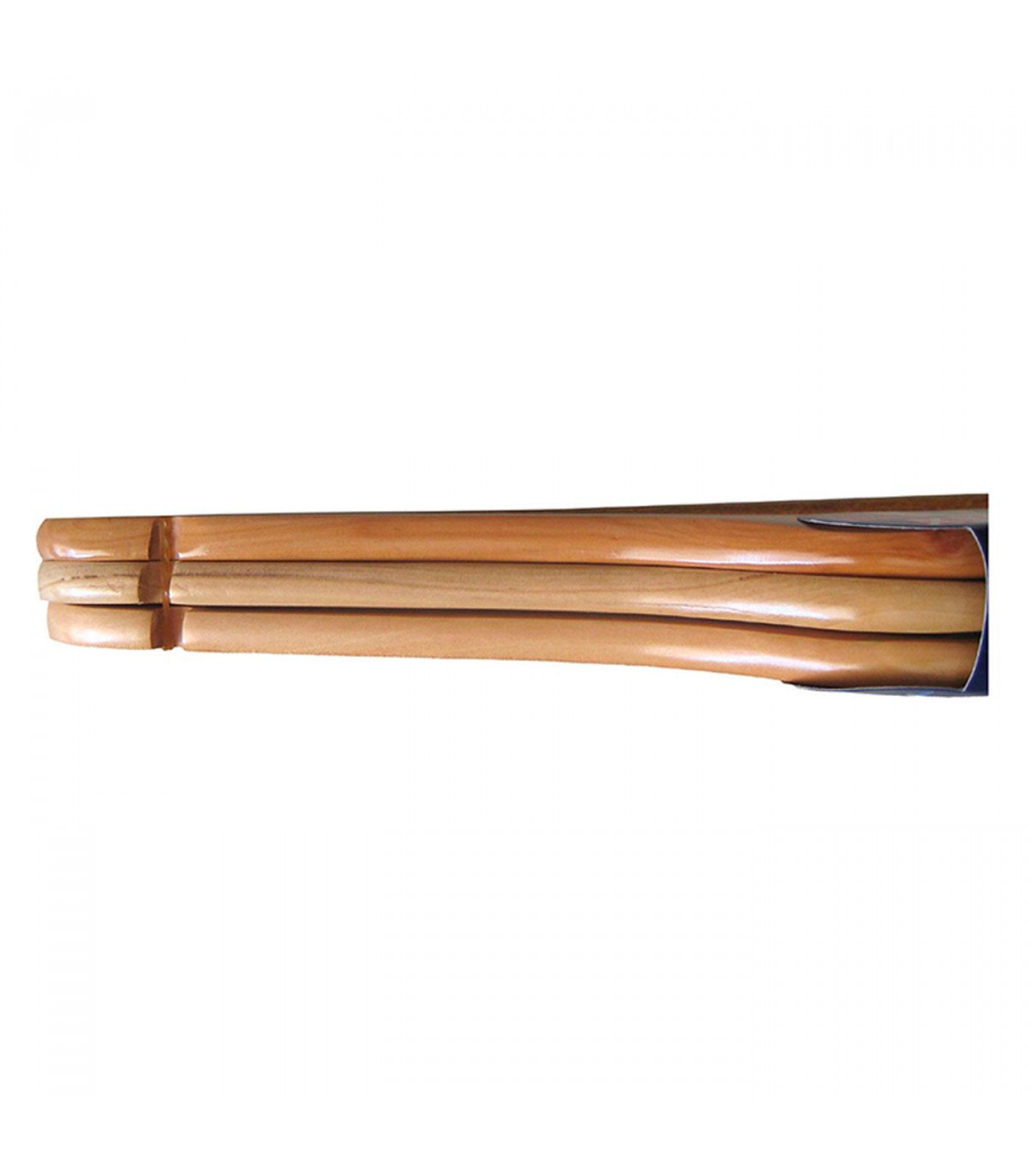 Tradineur - Pack de 3 perchas de madera con pinzas metálicas para