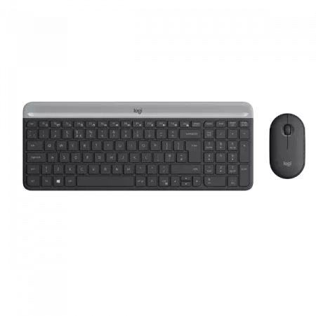 Logitech Combo Slim MK470 Wireless Grafito – Teclado y Ratón