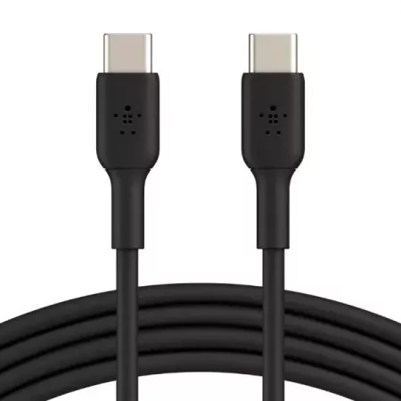 Cable USB Tipo C 2.0 Belkin 1m Negro - Alta Velocidad Durable Cable USB Tipo C 2.0 Belkin 1m Negro - Alta Velocidad Durable