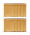 Tradineur - Pack de 20 sobres acolchados de burbujas - N.º 11 - Fabricados en papel - Ideal para sus envíos con total seguridad - 17,5 x 12 cm - Color Marrón