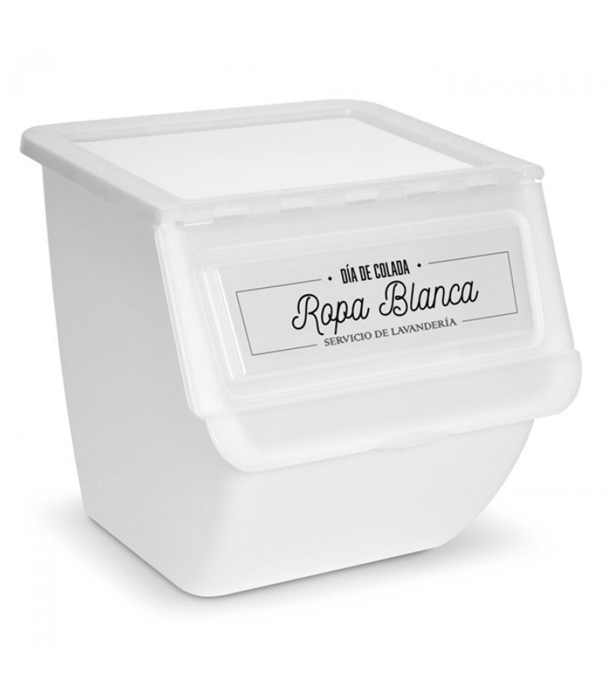Caja de almacenaje plegable blanca, contenedor organizador de caja de  almacenamiento impermeable con Eccomum Caja de almacenaje