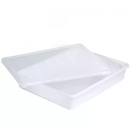 Bandeja Plástica 4,3L con Tapa Transparente, Microondas y Congelador Bandeja Plástica 4,3L con Tapa Transparente, Microondas y Congelador