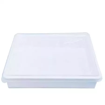 Bandeja Plástica 4,3L con Tapa Transparente, Microondas y Congelador Bandeja Plástica 4,3L con Tapa Transparente, Microondas y Congelador