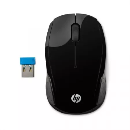 HP Ratón Inalámbrico 200 Negro – Compacto y Ergonómico HP Ratón Inalámbrico 200 Negro – Compacto y Ergonómico