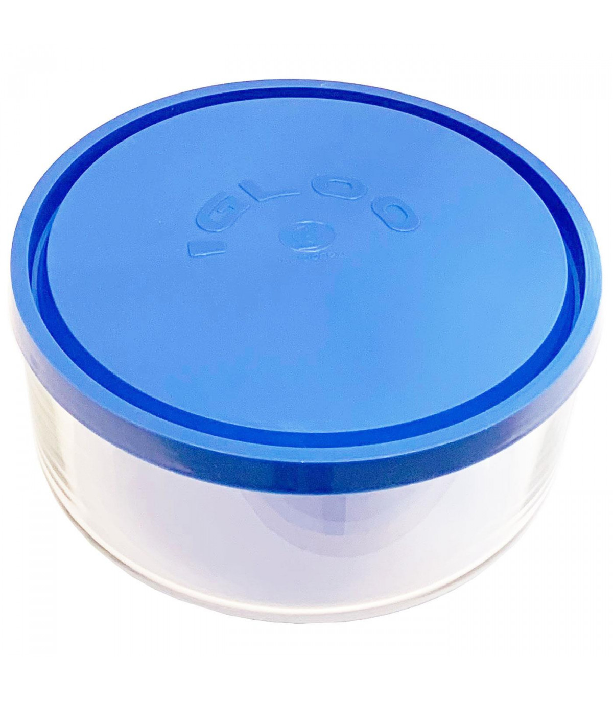 Fiambrera redonda cristal tapa de plástico 18 cm. Recipiente de vidrio para  alimentos apto para lavavajillas, microondas y conge