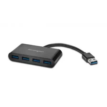 Kensington Hub USB 3.0 4 Puertos: Conexión Rápida y Fácil Kensington Hub USB 3.0 4 Puertos: Conexión Rápida y Fácil