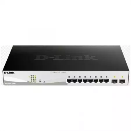 Switch Inteligente D-Link 10 Puertos Gigabit PoE Combo Switch Inteligente D-Link 10 Puertos Gigabit PoE Combo
