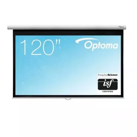 Pantalla Manual Optoma 120" para Presentaciones Impactantes Pantalla Manual Optoma 120" para Presentaciones Impactantes
