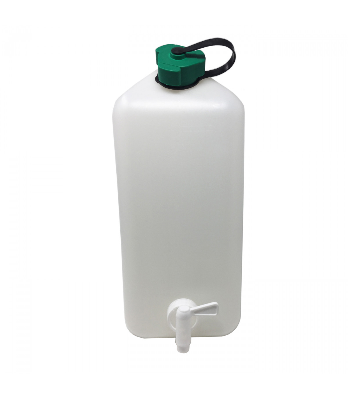 Tanque de agua 15 litros con grifo, 38 x 16 x 32 cm, bidón, garrafa, jarra,  dispensador de agua, bebidas, recipiente, contenedor
