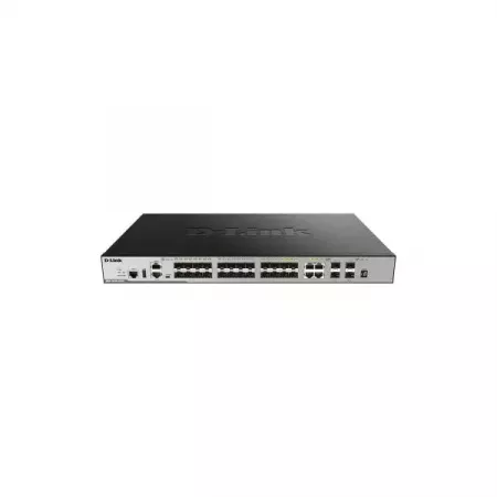 Switch Gigabit PoE D-Link 24 Puertos 370W + 4 Combo Extra Switch Gigabit PoE D-Link 24 Puertos 370W + 4 Combo Extra