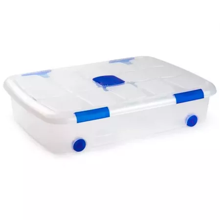 Caja Organizadora 41L con Ruedas y Compartimento Antipolillas Caja Organizadora 41L con Ruedas y Compartimento Antipolillas