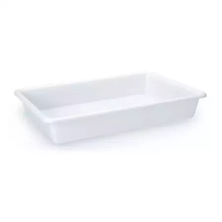 Bandeja Rectangular 9L Blanca, Resistente y Microondas Bandeja Rectangular 9L Blanca, Resistente y Microondas