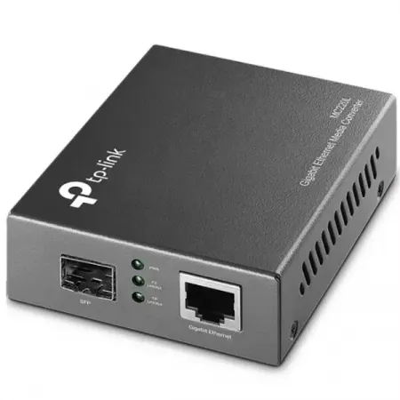 Convertidor TP-LINK MC220L RJ45 a SFP 1000Mbps Fibra Convertidor TP-LINK MC220L RJ45 a SFP 1000Mbps Fibra