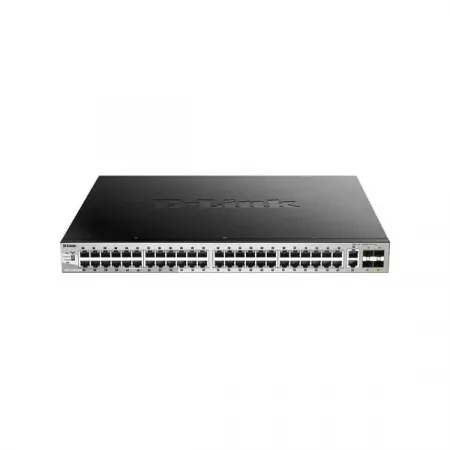 D-Link Switch Giga POE 48 Puertos Capa 3 Gestión Avanzada