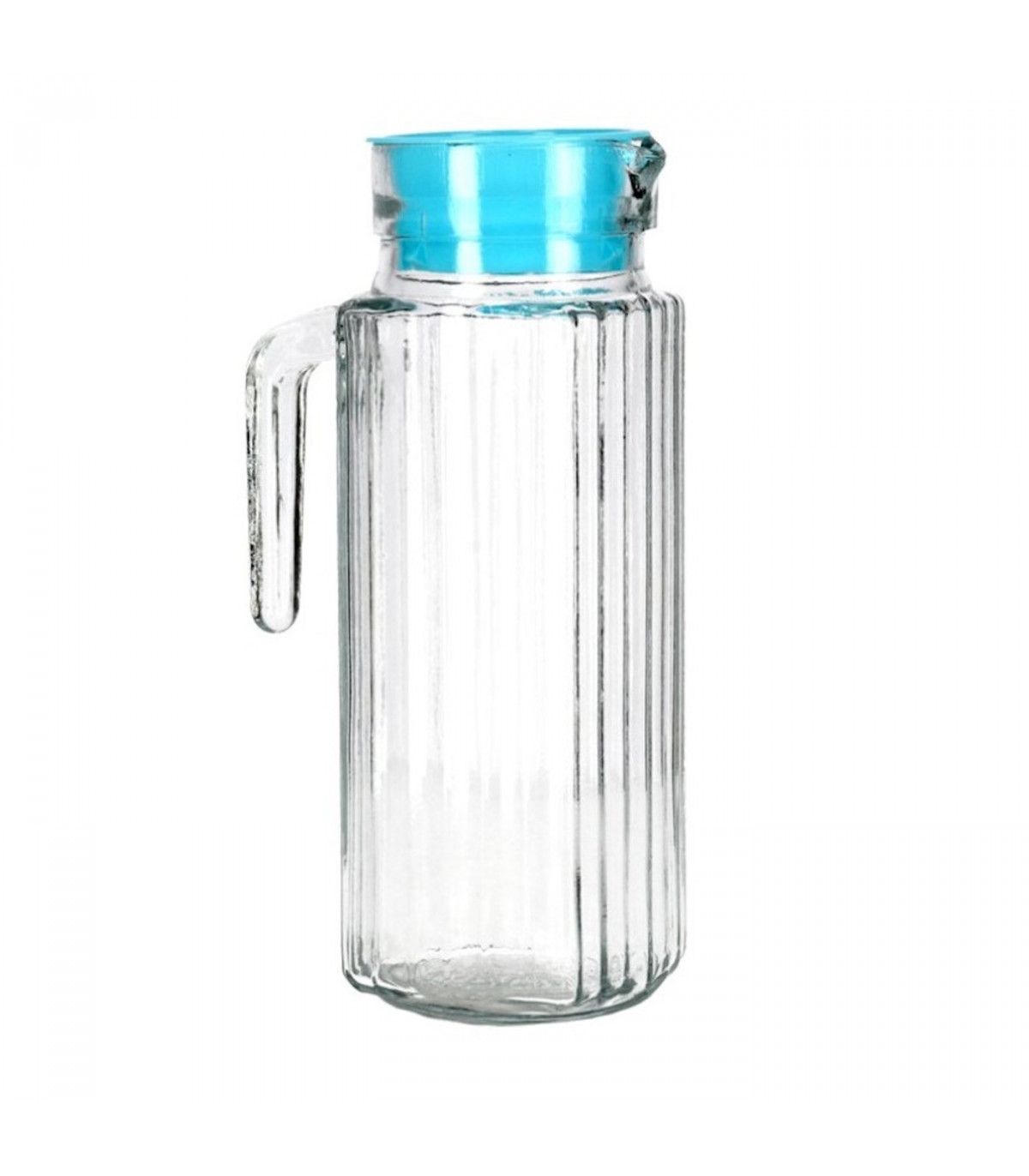 Jarra agua cristal nevera con tapa 1,4 L