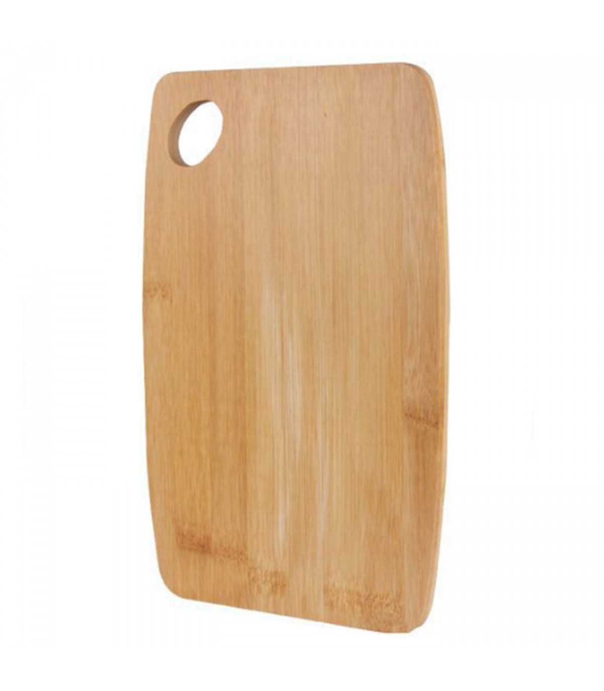 Tabla de cortar de bambú, de 1 x 32,5 x 22 cm, ideal para cocina. Tablero  de corte con agujero para colgar o mover,para realizar