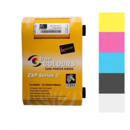 Zebra Cinta de Color Doble Cara P120 para Tarjetas Zebra Cinta de Color Doble Cara P120 para Tarjetas