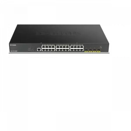 D-Link Switch 24 Puertos PoE Gigabit + 4 Puertos 10G SFP+ D-Link Switch 24 Puertos PoE Gigabit + 4 Puertos 10G SFP+