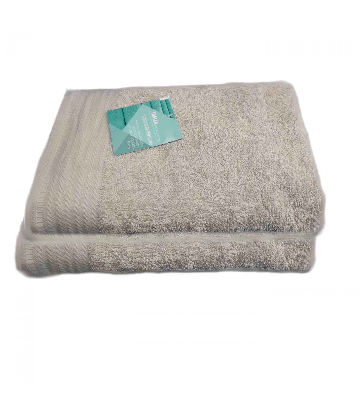 Rams - Pack de 2 toallas de baño realizadas 100% algodón, de color
