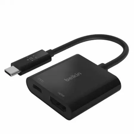 Belkin Adaptador USB-C a HDMI con Carga Rápida – Calidad Pro Belkin Adaptador USB-C a HDMI con Carga Rápida – Calidad Pro