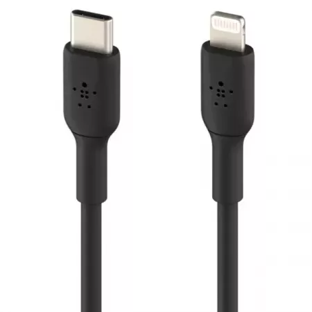 Belkin Cable Lightning 1M Negro – Alta Resistencia y Carga Rápida Belkin Cable Lightning 1M Negro – Alta Resistencia y Carga Rápida
