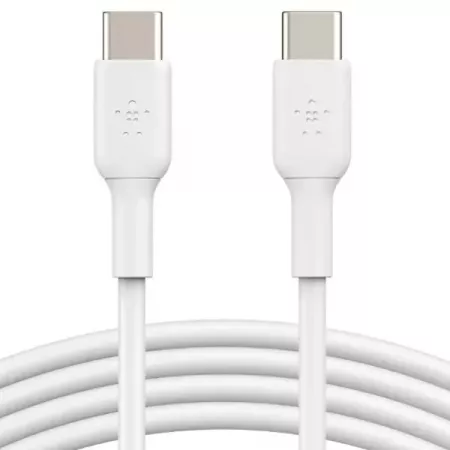 Cable USB-C 2.0 Blanco 2m PVC Belkin – Conexión Rápida Cable USB-C 2.0 Blanco 2m PVC Belkin – Conexión Rápida