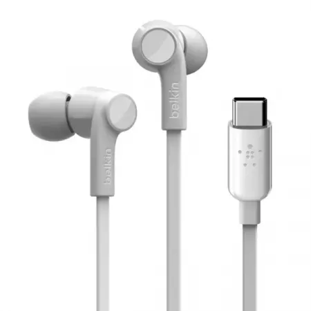 Audífonos Intrauriculares USB-C Belkin Blanco - Alta Calidad Audífonos Intrauriculares USB-C Belkin Blanco - Alta Calidad