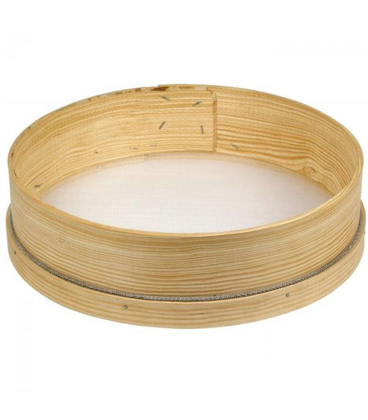 Tamiz de madera con malla fina, diseño tradicional, adecuado para tamizar  harina, azúcar, trigo, arena, colador para